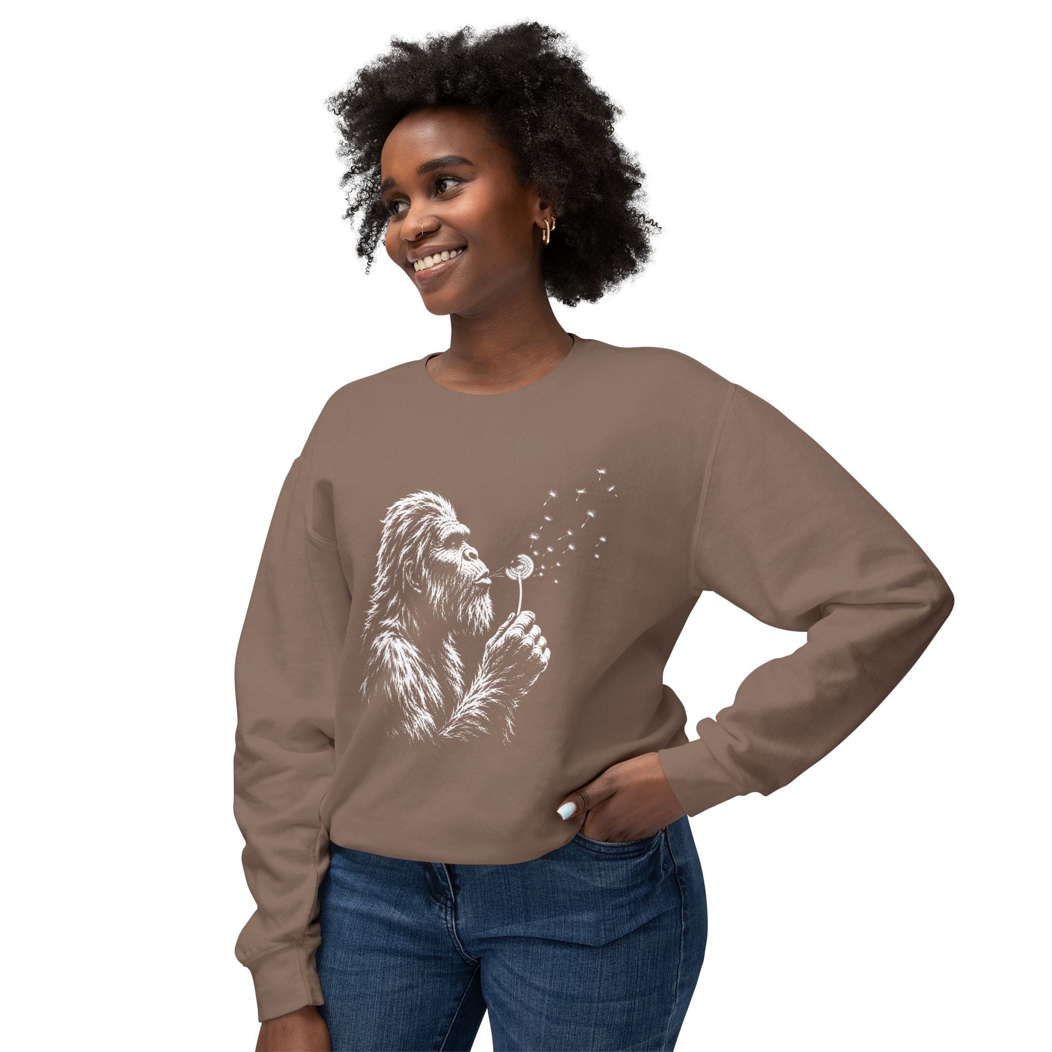 Bigfoot Dandelion Comfort Colors Sweatshirt