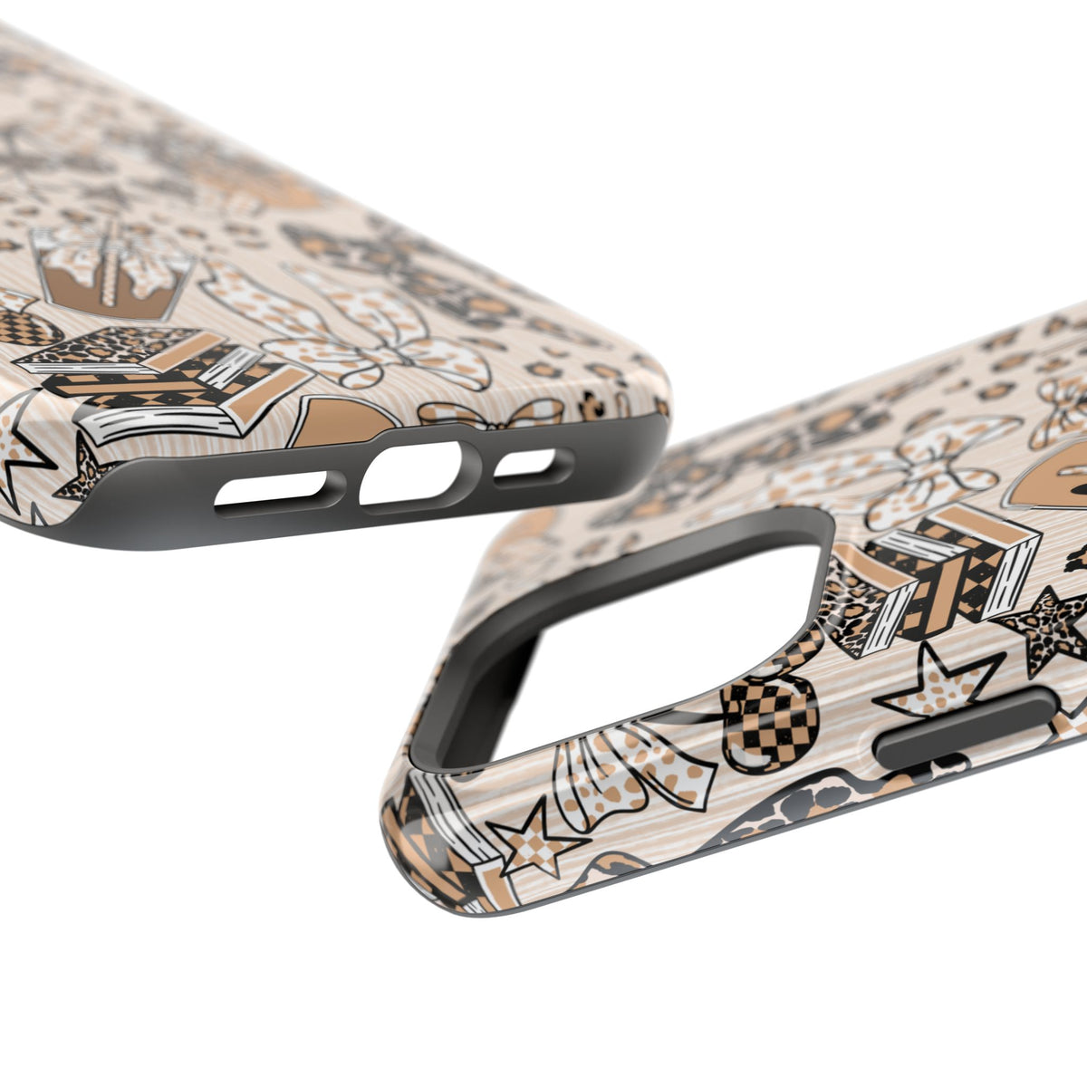 Cheetah bows iced coffee love Magnetic Impact-Resistant Cases
