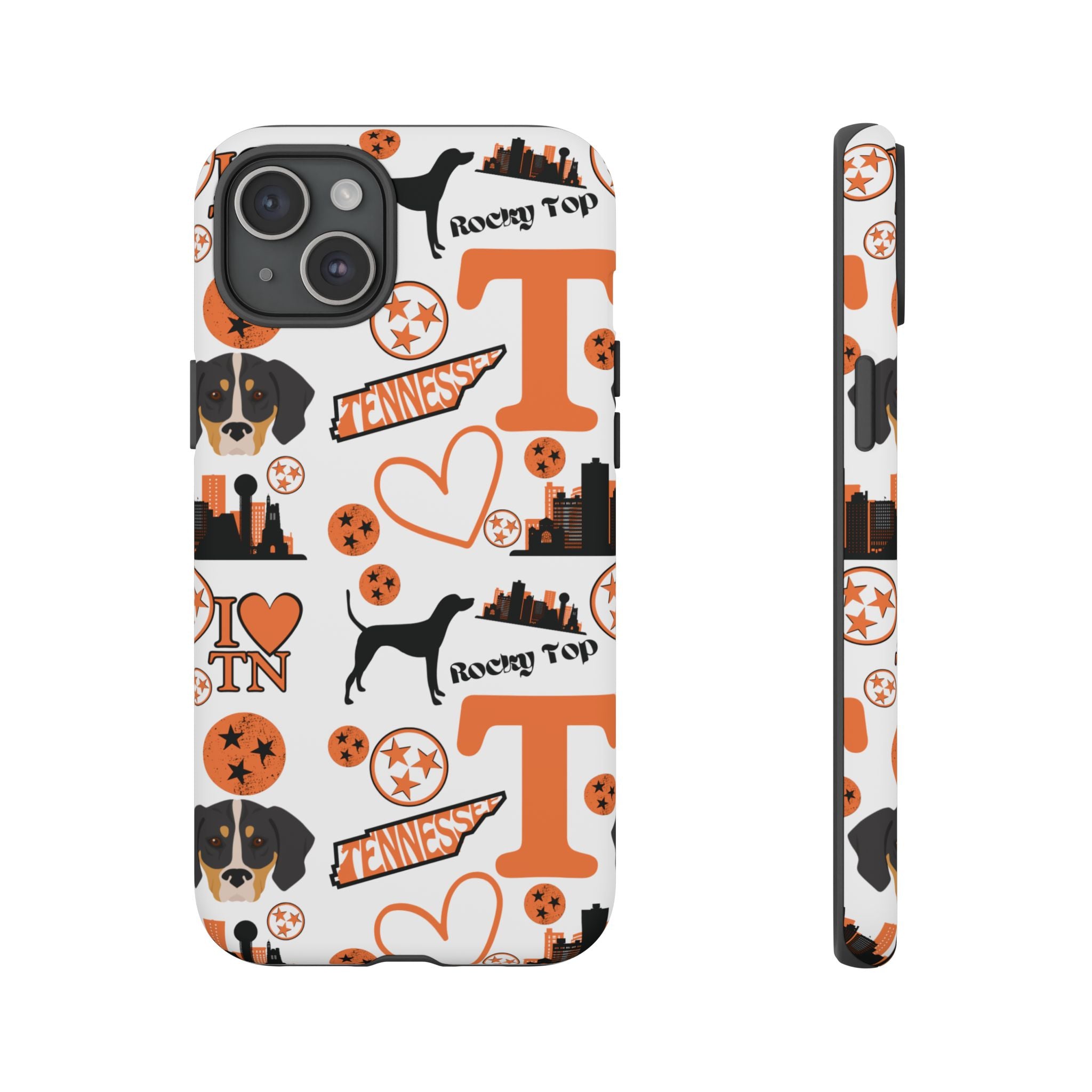 Tennessee Vols pattern Phone Case | Nashville skyline, Volunteers , orange and white