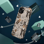 Cheetah bows iced coffee love Magnetic Impact-Resistant Cases