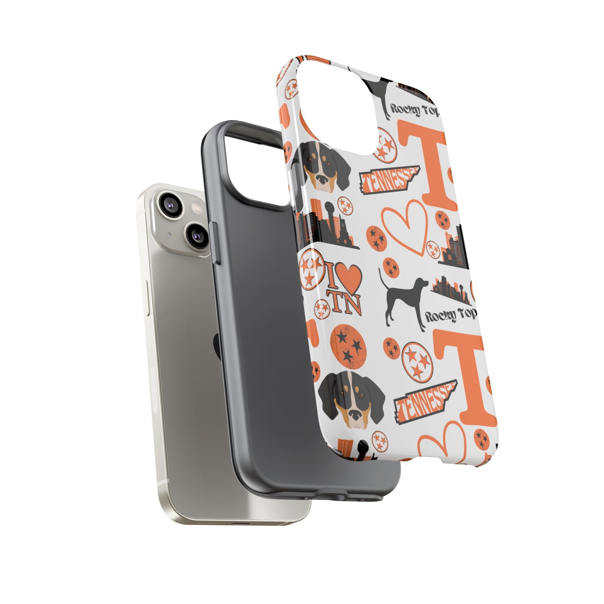 Tennessee Vols pattern Phone Case | Nashville skyline, Volunteers , orange and white