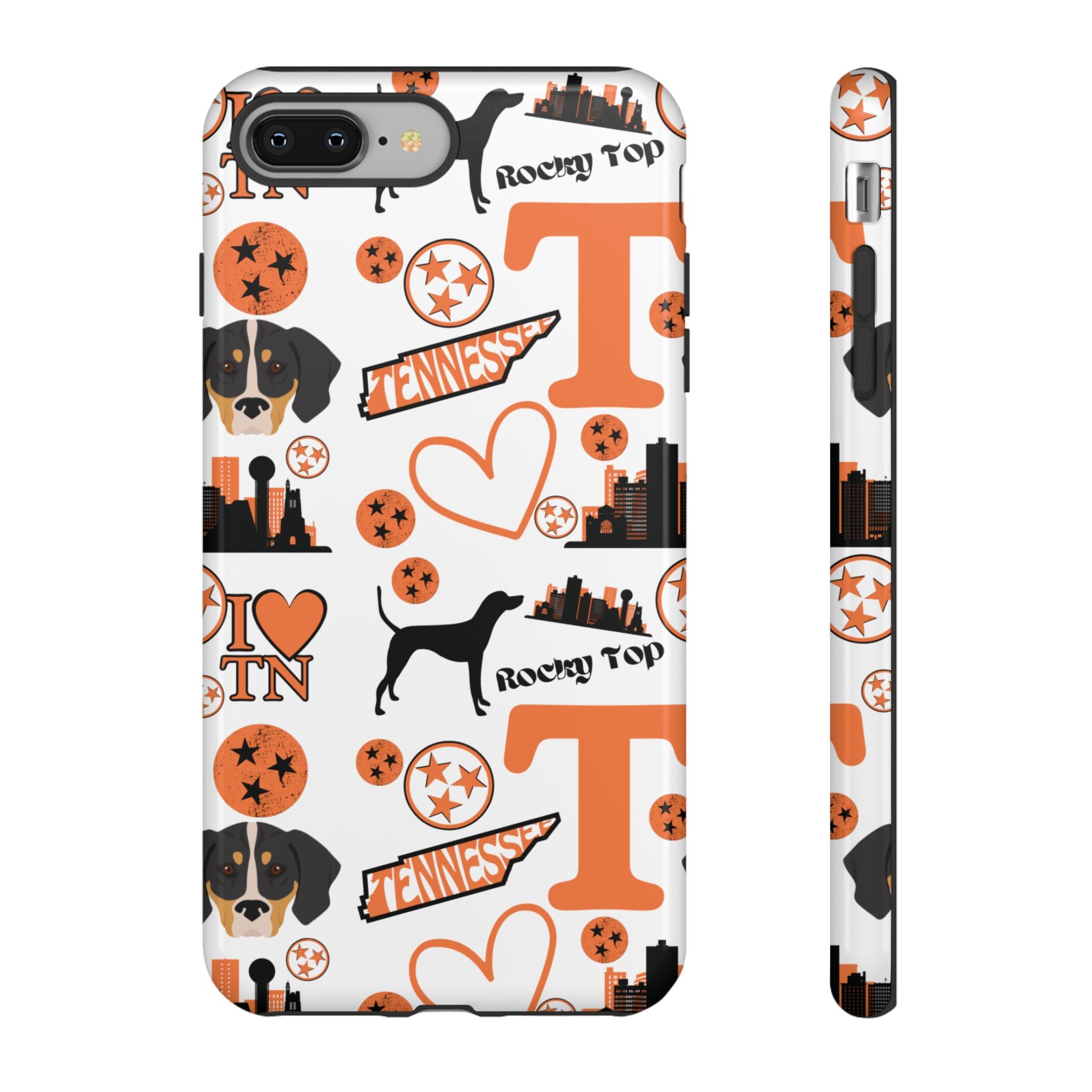 Tennessee Vols pattern Phone Case | Nashville skyline, Volunteers , orange and white