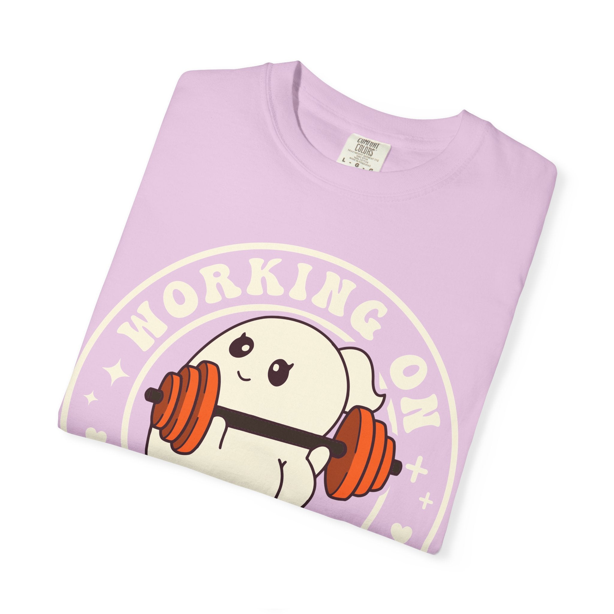 Ghost Lifter T-Shirt — Cute Ghost Weightlifting Gym Tee