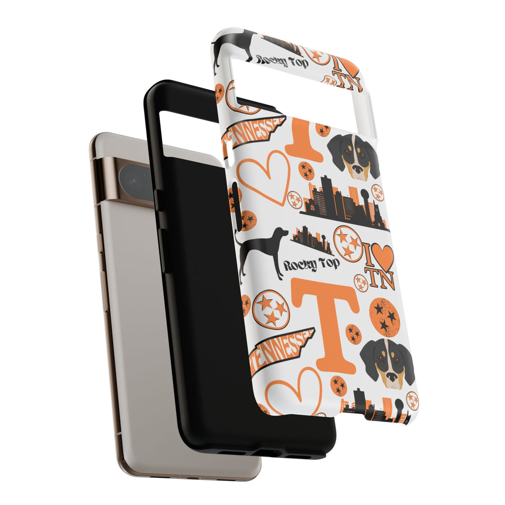 Tennessee Vols pattern Phone Case | Nashville skyline, Volunteers , orange and white