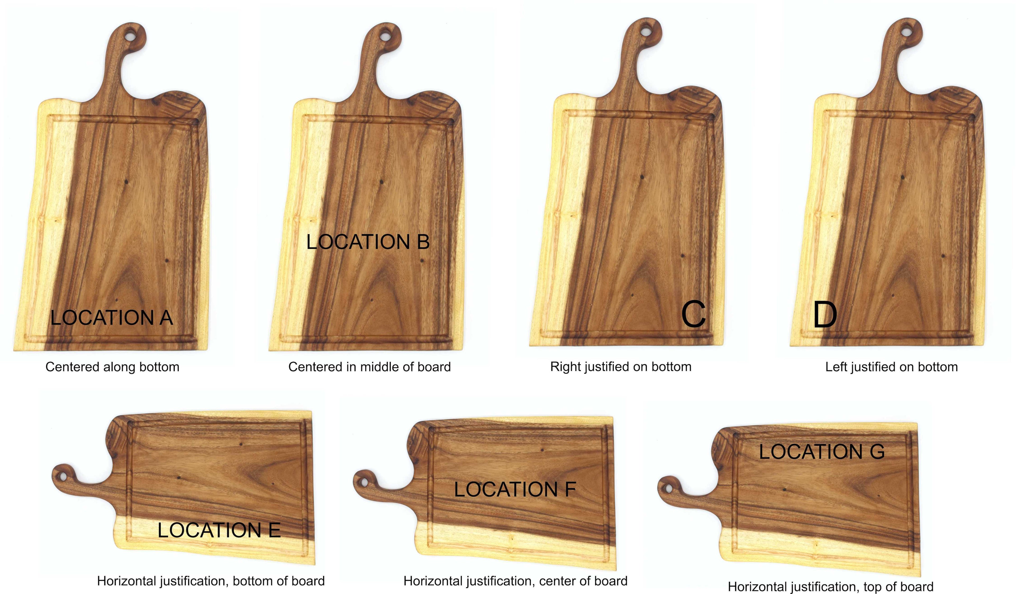 Long Live Edge Handled Bread Board