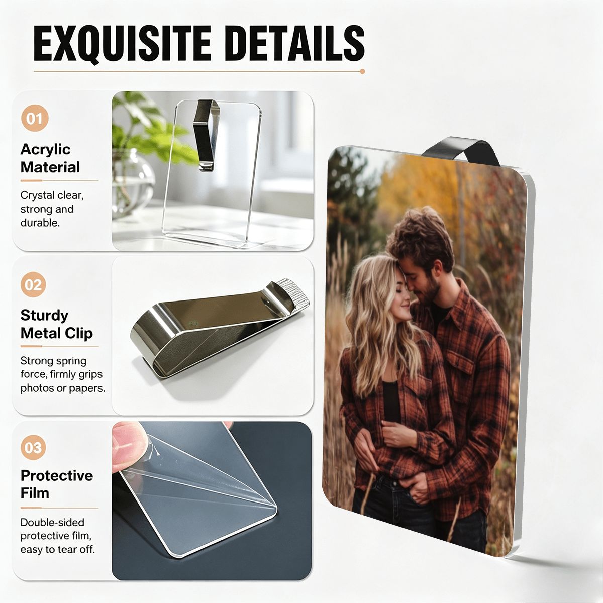 Car Visor Photo Clip personalizable