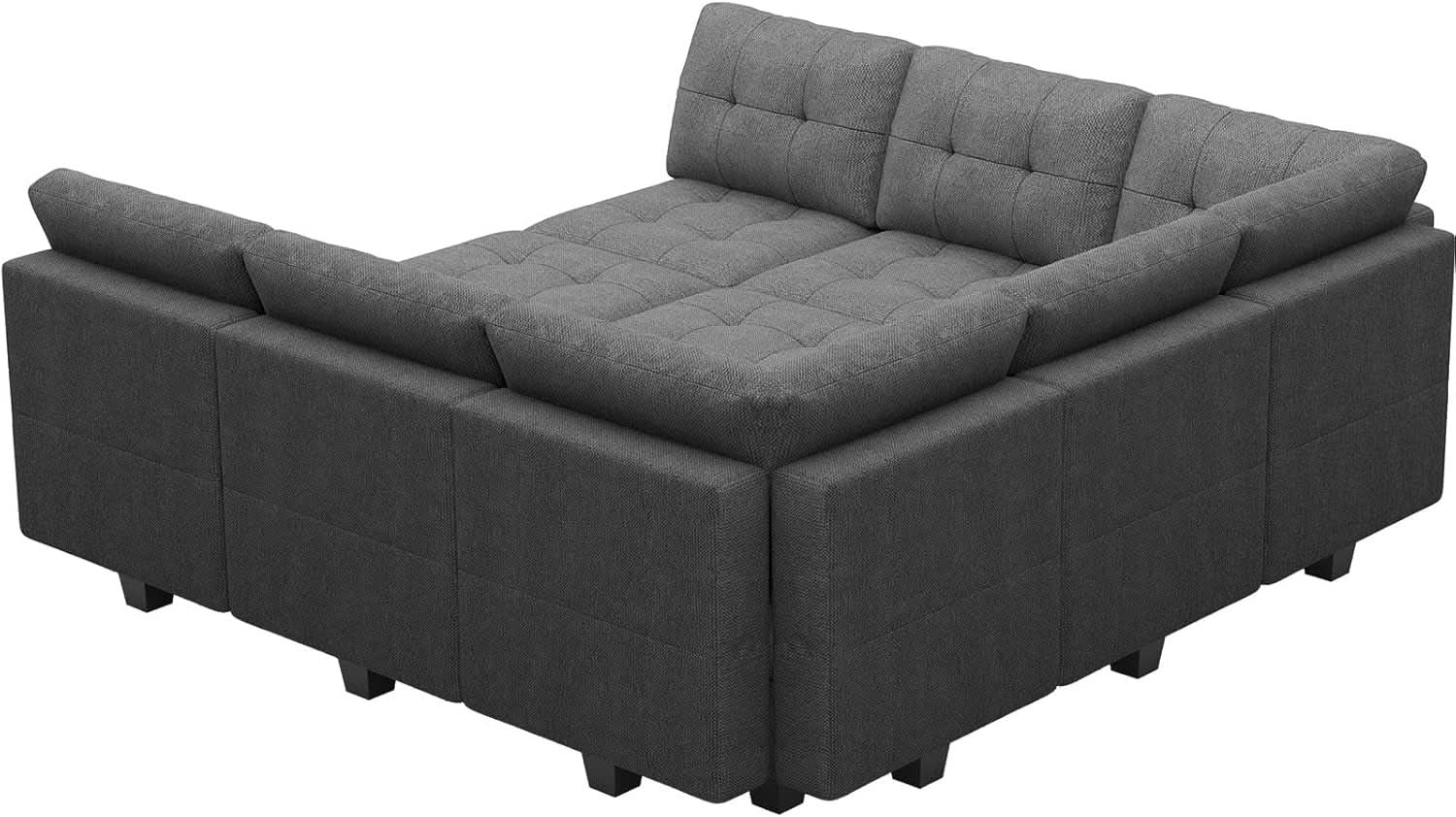 Comfortable Modular Sleeper Sofa Couch with Storage Solution