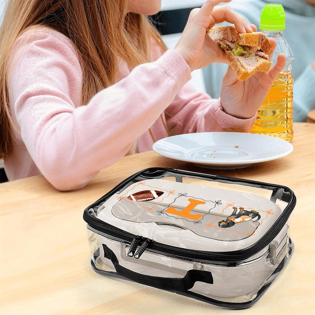 Clear Backpack 3Piece Set Tennessee Vols  Smokey Preppy Bow