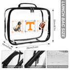 Clear Backpack 3Piece Set Tennessee Vols  Smokey Preppy Bow
