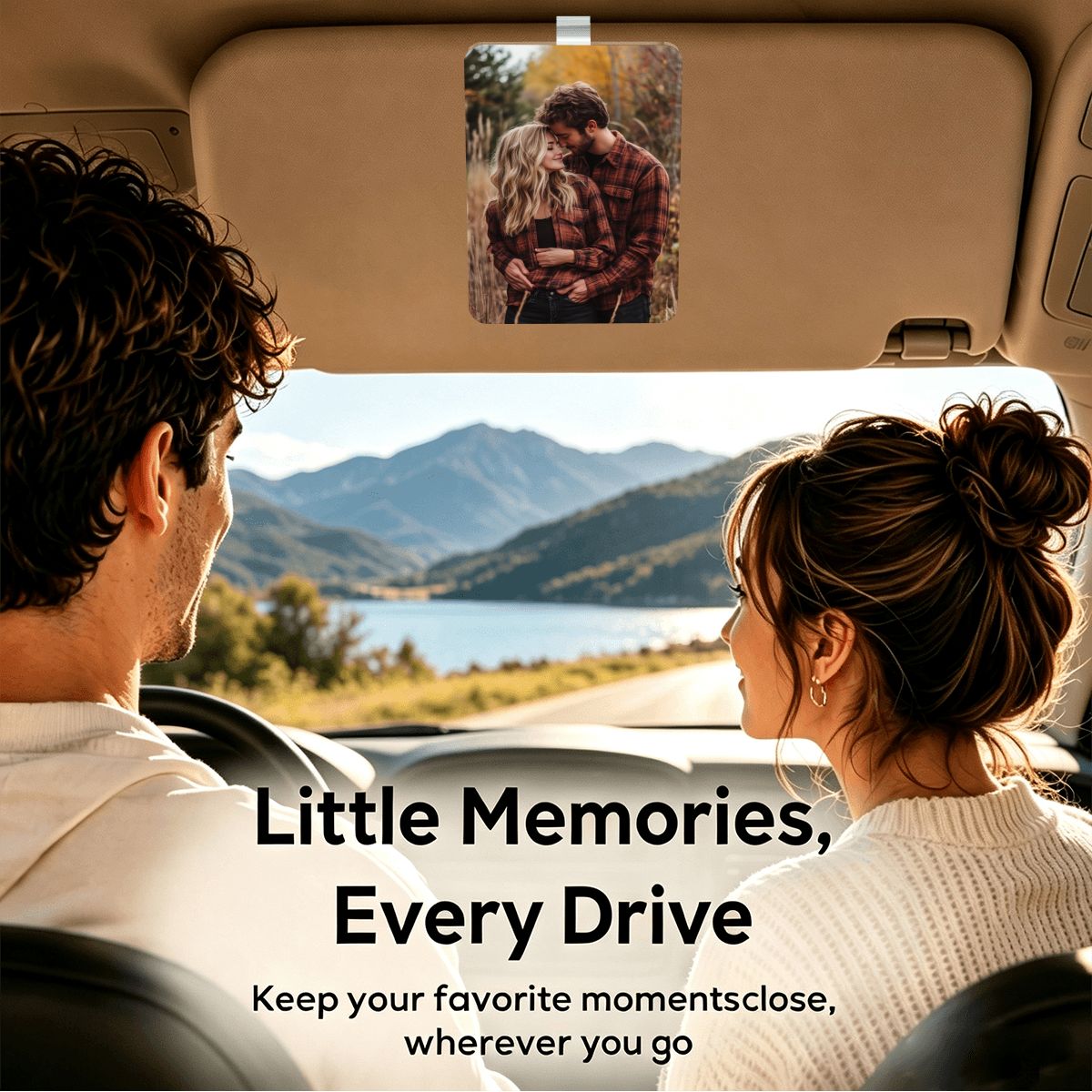 Car Visor Photo Clip personalizable